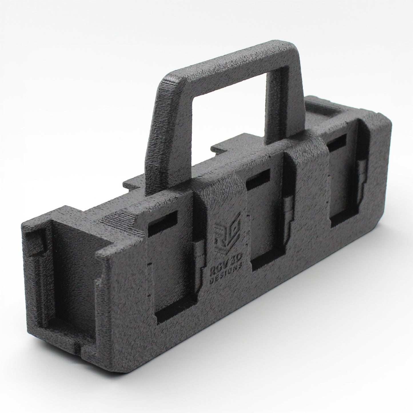 8 Slot Battery Caddy Carrying Holder Compatible w DeWalt 20V 60V & Milwaukee M1815