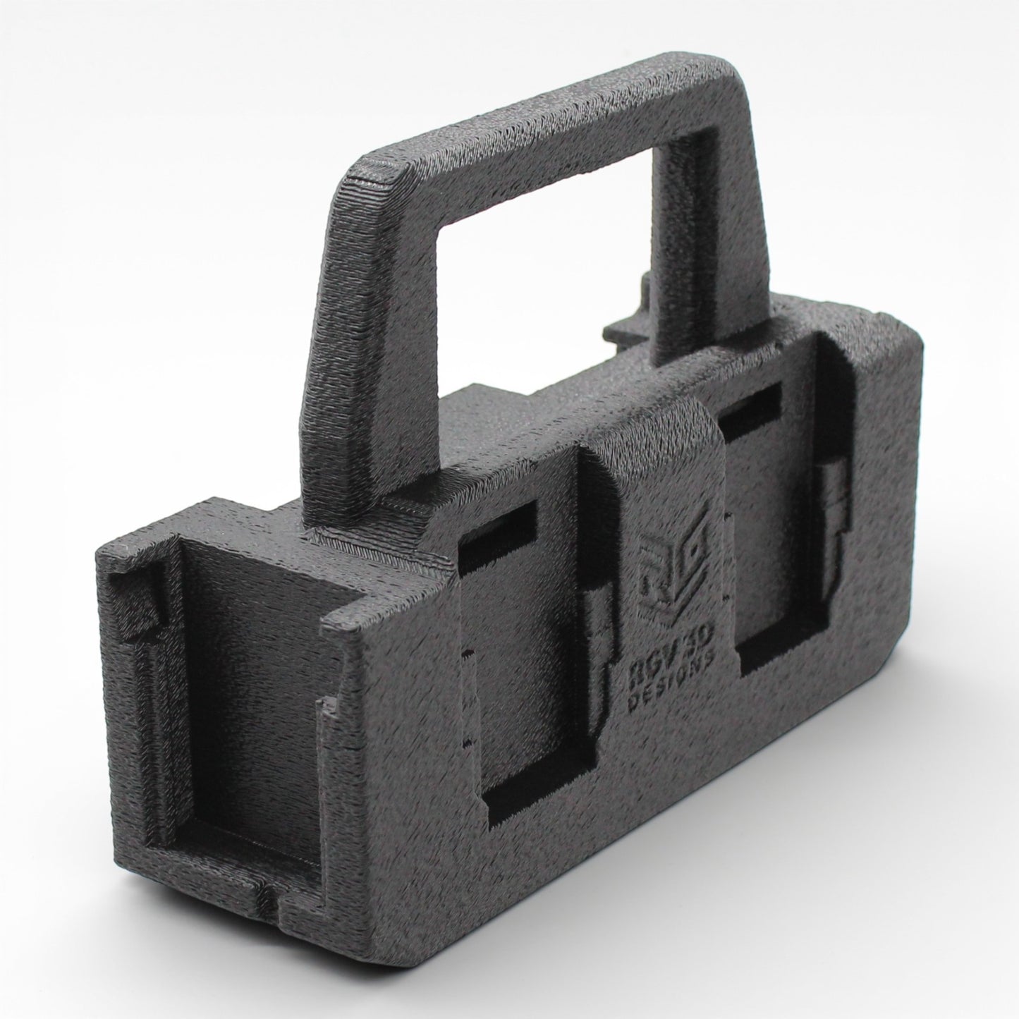 6 Slot Battery Caddy Carrying Holder Compatible w DeWalt 20V 60V & Milwaukee M1815