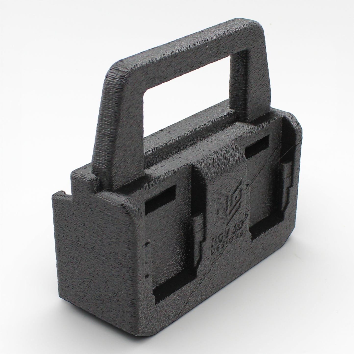 4 Slot Battery Caddy Carrying Holder Compatible w DeWalt 20V 60V & Makita 18V