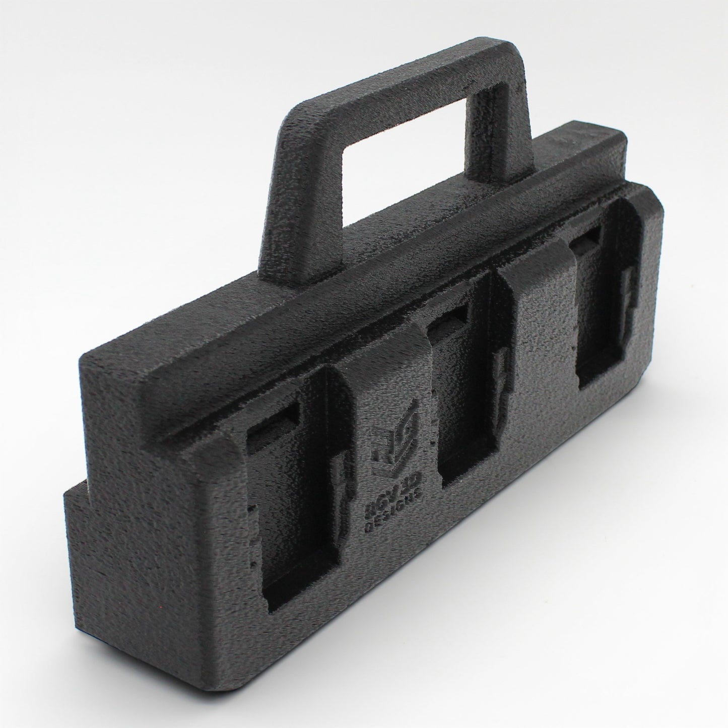 6 Slot Battery Caddy Carrying Holder Compatible w DeWalt 20V 60V & RIDGID 18V