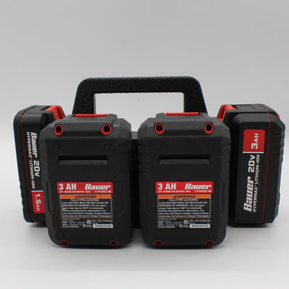 Bauer 20V 6 Slot Battery Caddy Carrying Case Battery Holder7