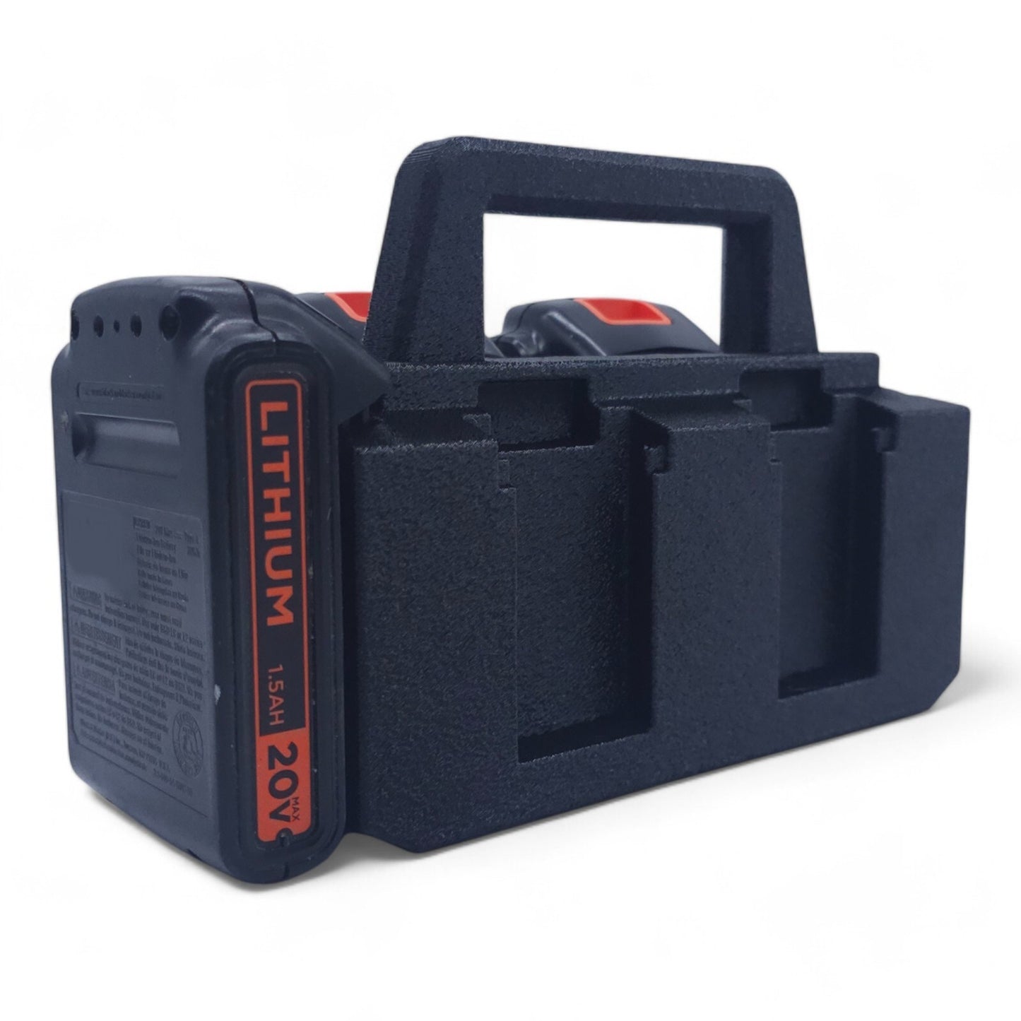 Black & Decker 20V Battery Caddy Holder  6-Slot Organizer2