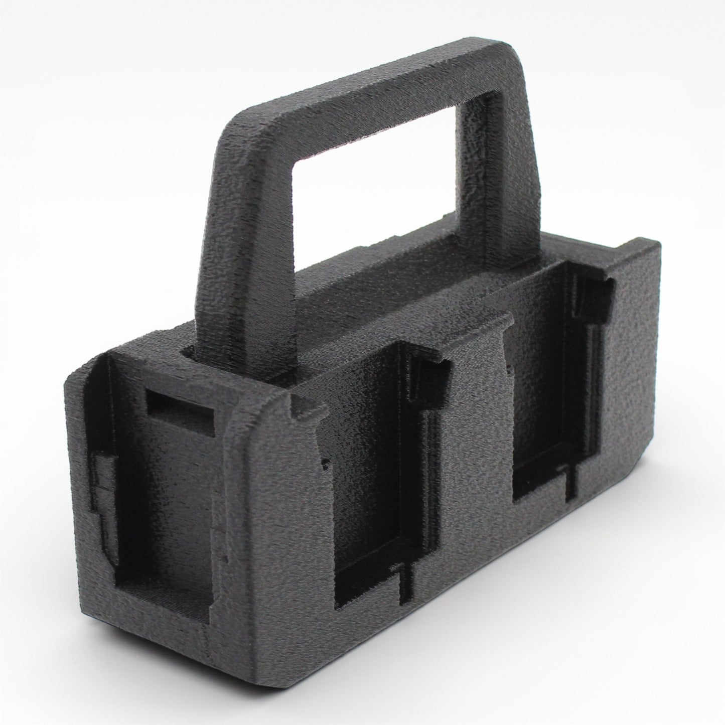 6 Slot Battery Caddy Carrying Holder Compatible w DeWalt 20V 60V & Milwaukee M1811