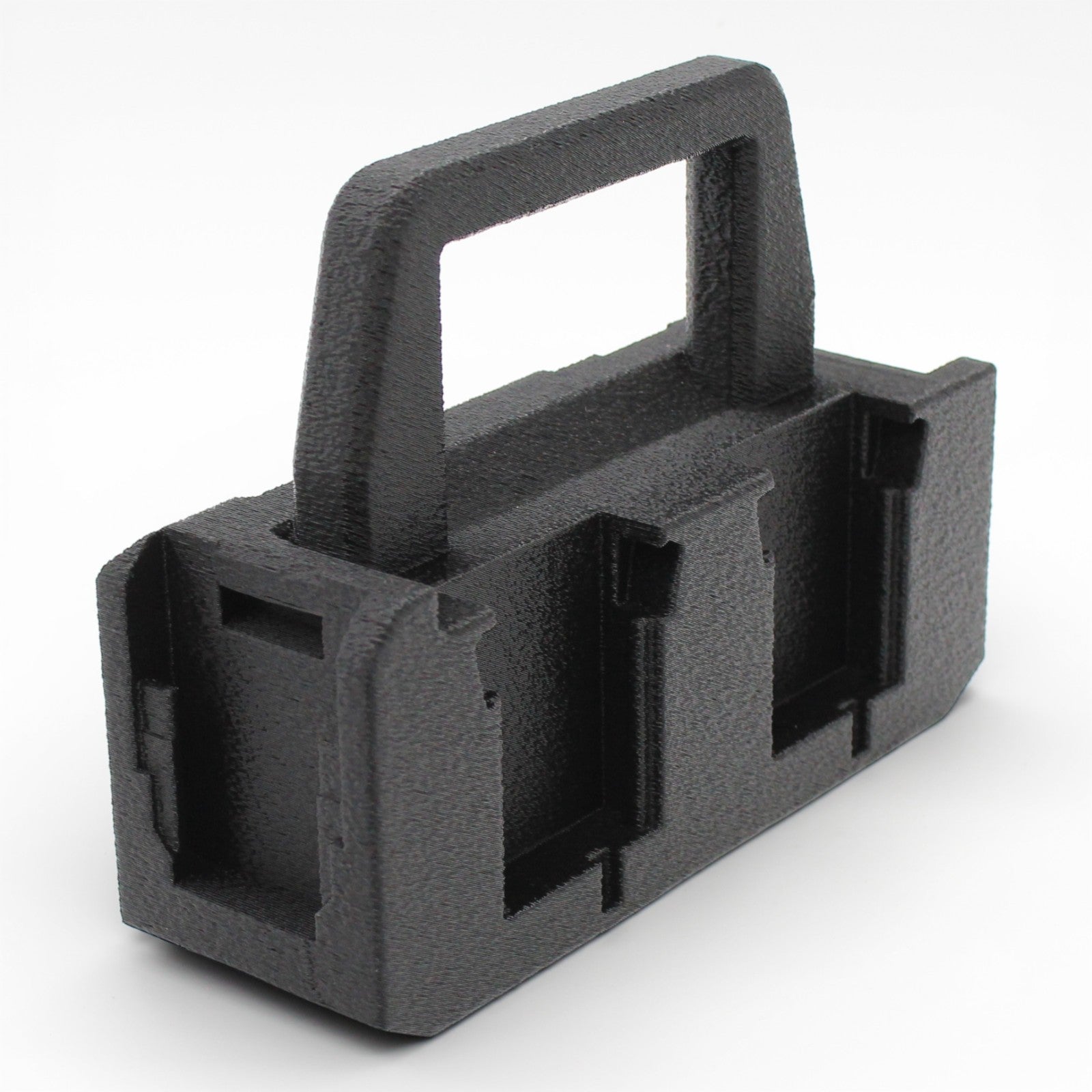 6 Slot Battery Caddy Carrying Holder Compatible w DeWalt 20V 60V & Milwaukee M1811