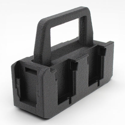 6 Slot Battery Caddy Carrying Holder Compatible w DeWalt 20V 60V & Milwaukee M1811