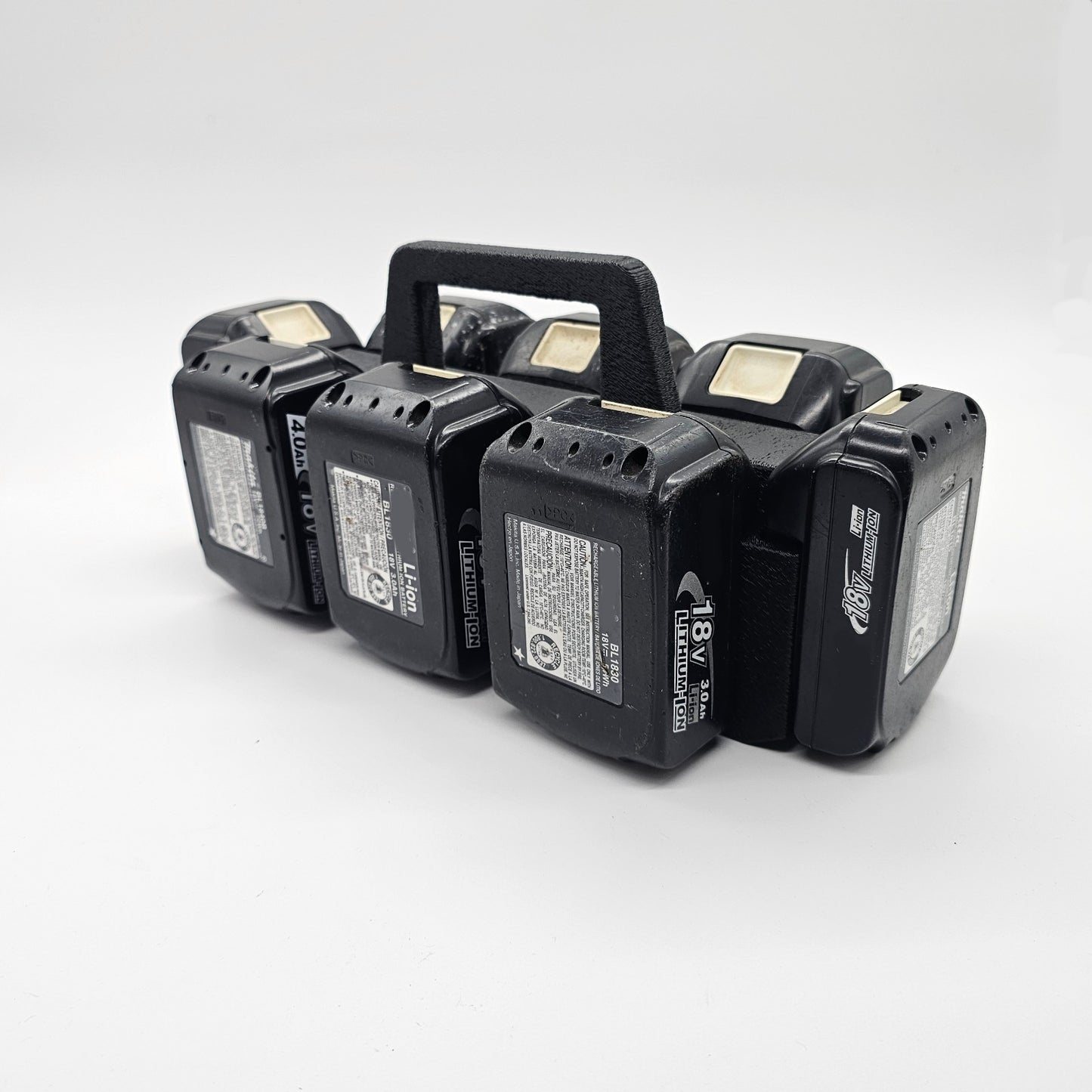 8 Slot Battery Holder Organizer Compatible w/ Makita 18V Batteries6