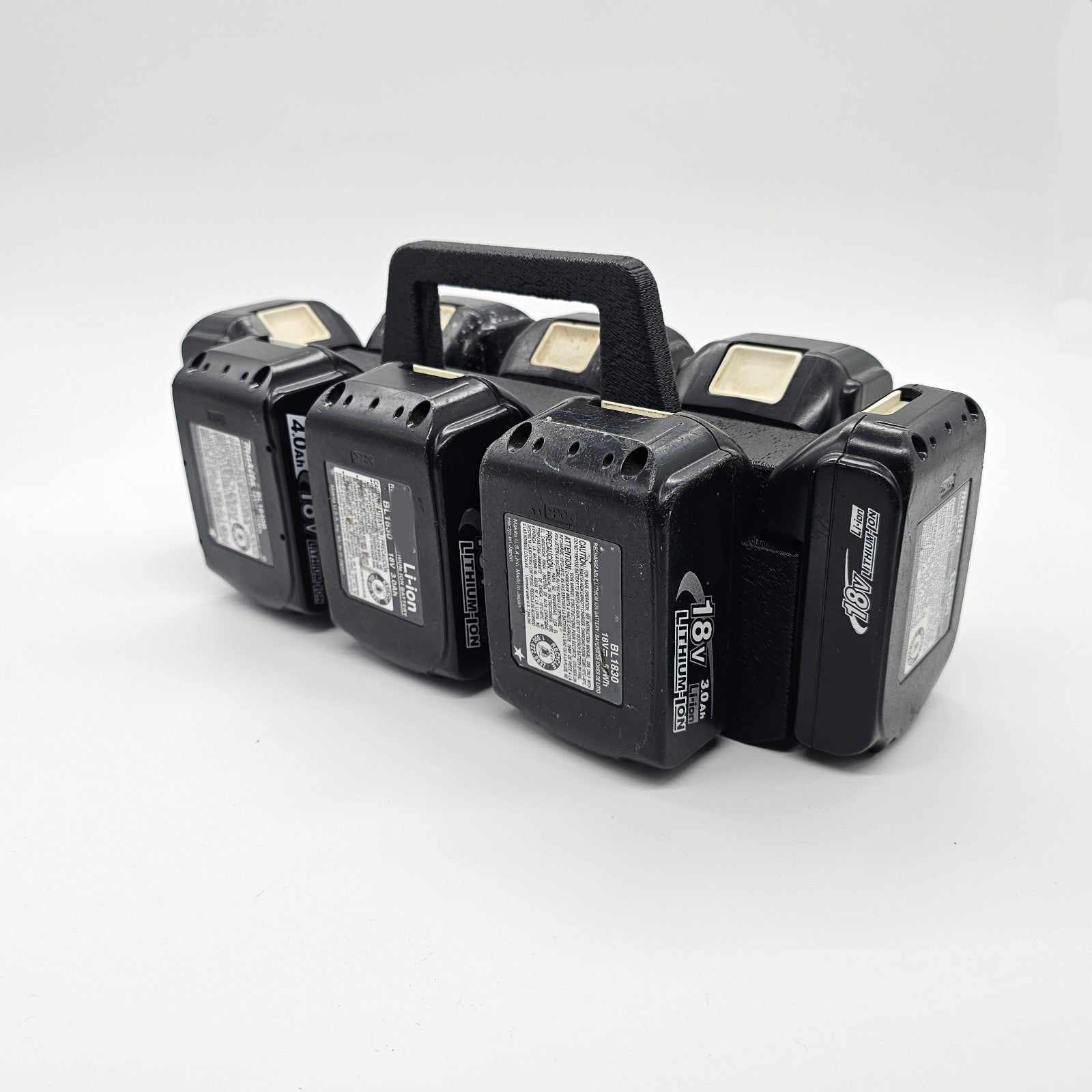 8 Slot Battery Holder Organizer Compatible w/ Makita 18V Batteries6