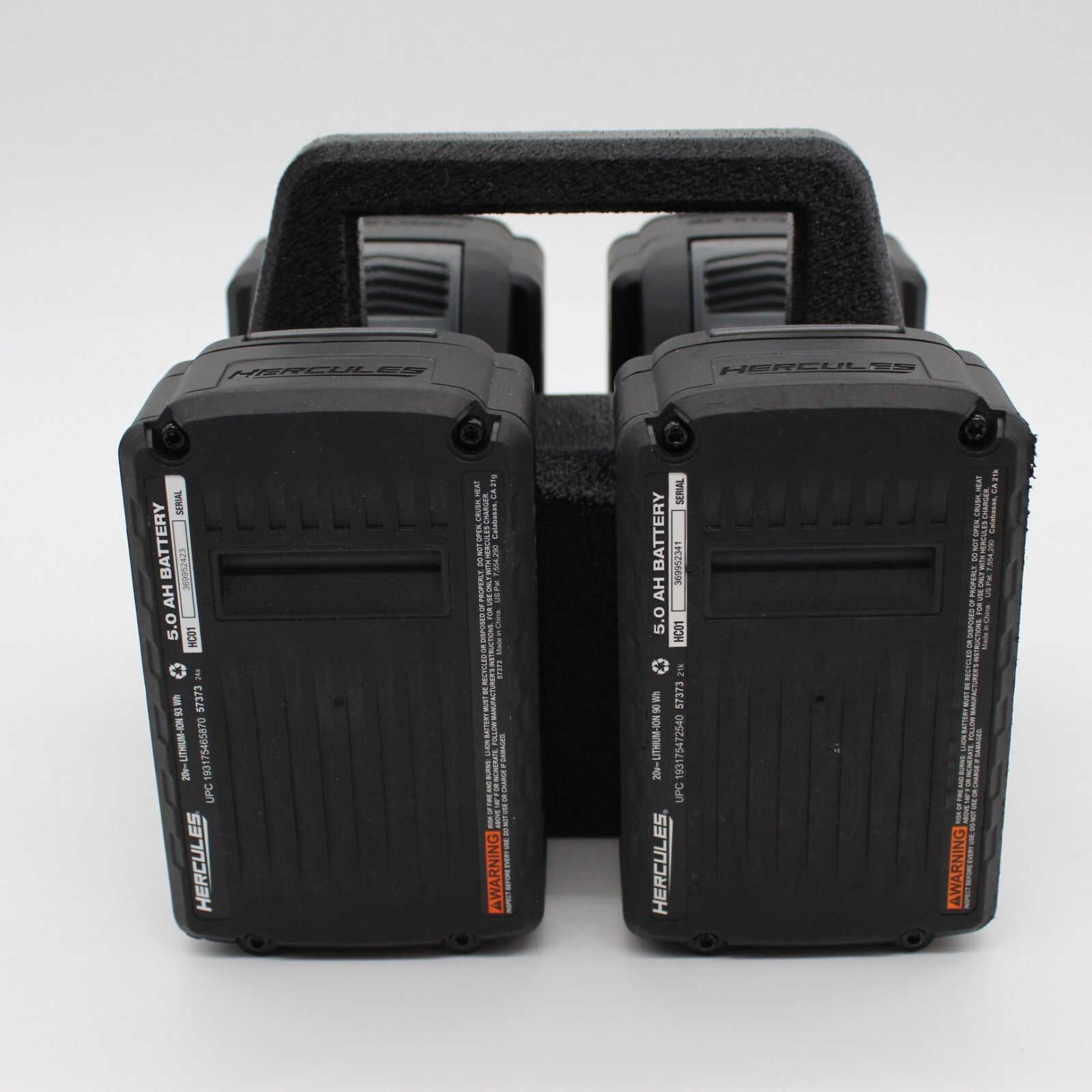 Hercules 20V  4 Slot Battery Caddy Carrying Case Battery Holder7
