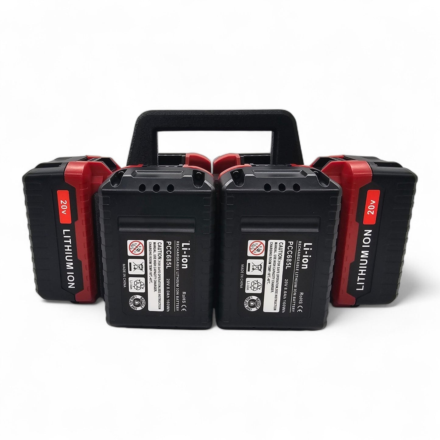 6-Slot Battery Caddy Holder Organizer Compatible with Porter Cable 20V1