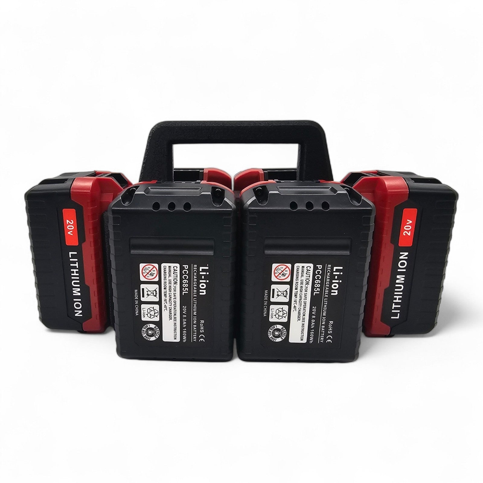 6-Slot Battery Caddy Holder Organizer Compatible with Porter Cable 20V1