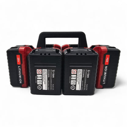 6-Slot Battery Caddy Holder Organizer Compatible with Porter Cable 20V1