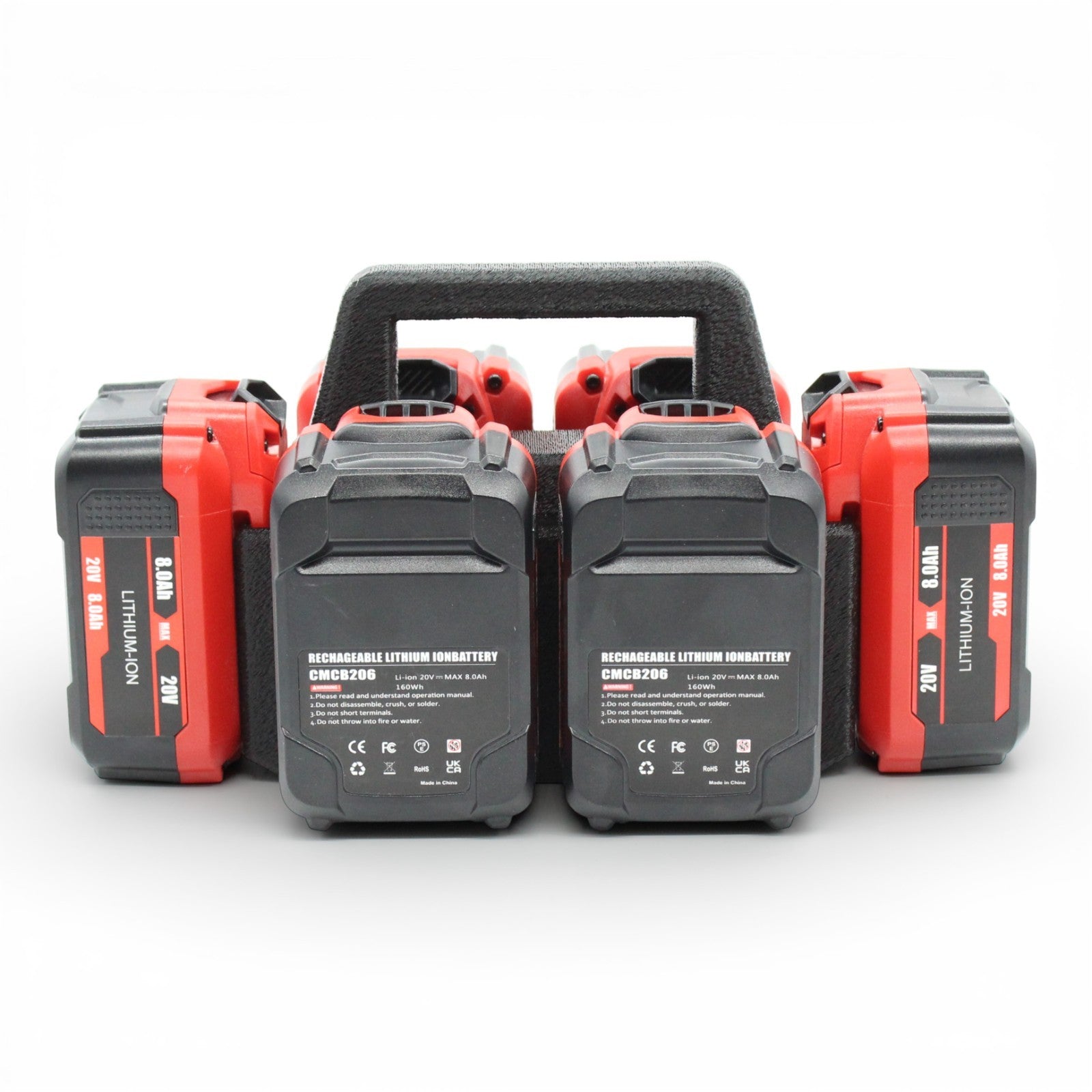 Craftsman 20 volt 6 Slot Battery Caddy Carrying Case Battery Holder1