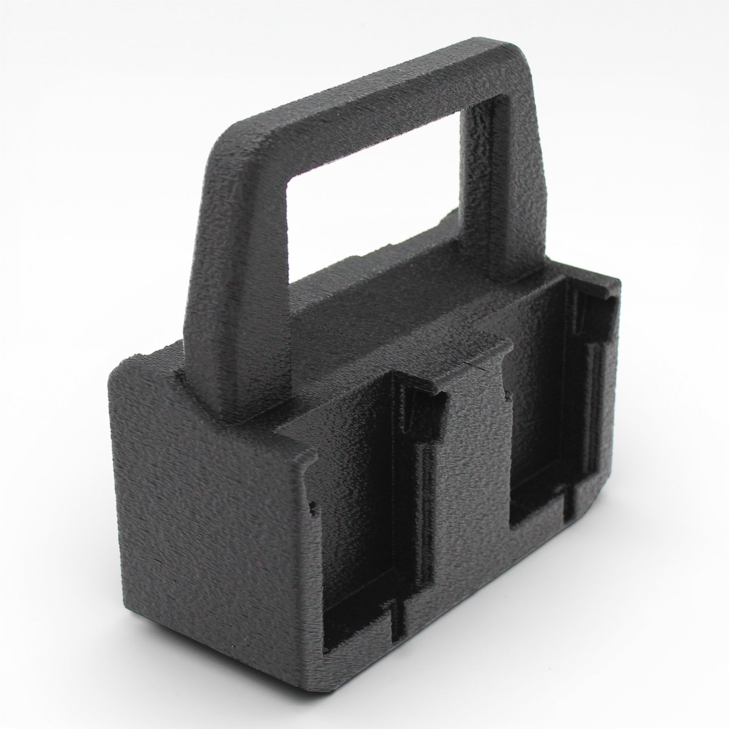 4 Slot Battery Caddy Carrying Holder Compatible w DeWalt 20V 60V & Milwaukee M1811