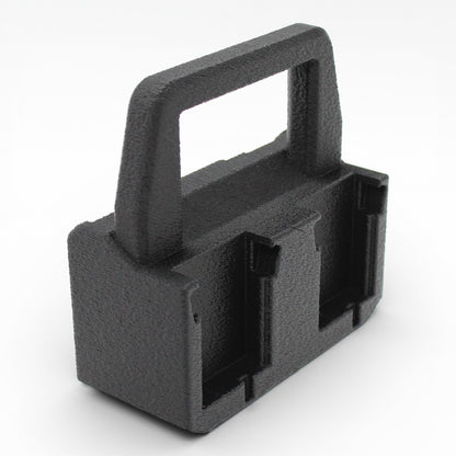 4 Slot Battery Caddy Carrying Holder Compatible w DeWalt 20V 60V & Milwaukee M1811