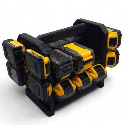 24 Slot  Battery Caddy Holder Compatible With Dewalt 20V XR FlexVolt  PowerStack2