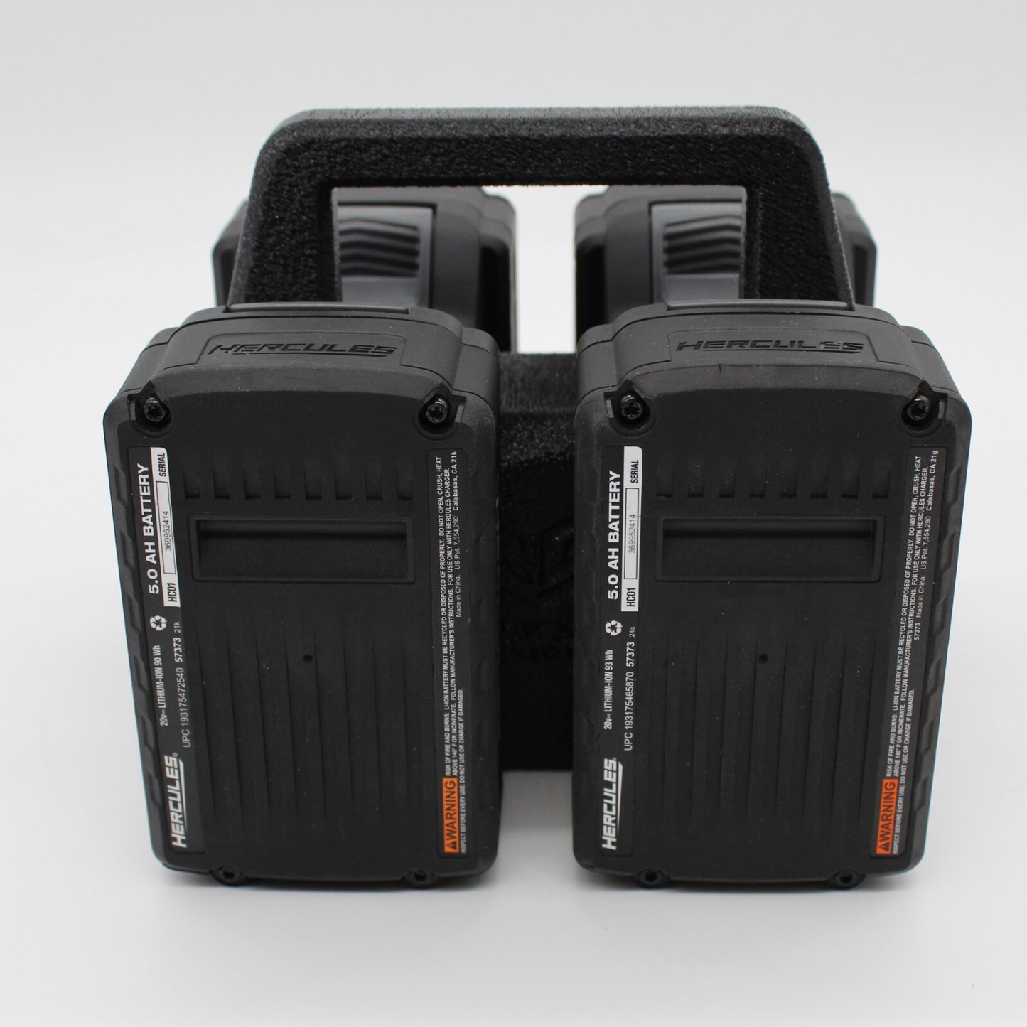 Hercules 20V  4 Slot Battery Caddy Carrying Case Battery Holder3