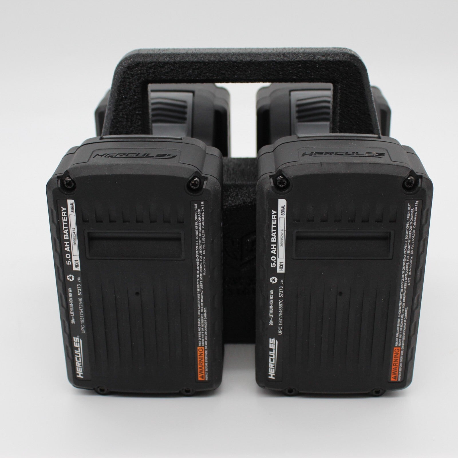 Hercules 20V  4 Slot Battery Caddy Carrying Case Battery Holder3
