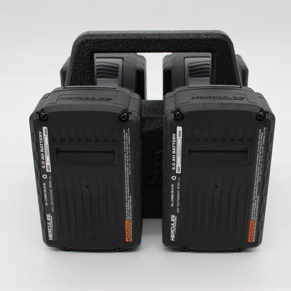 Hercules 20V  4 Slot Battery Caddy Carrying Case Battery Holder3
