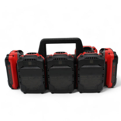 Craftsman 20 volt 8 Slot Battery Caddy Carrying Case Battery Holder1