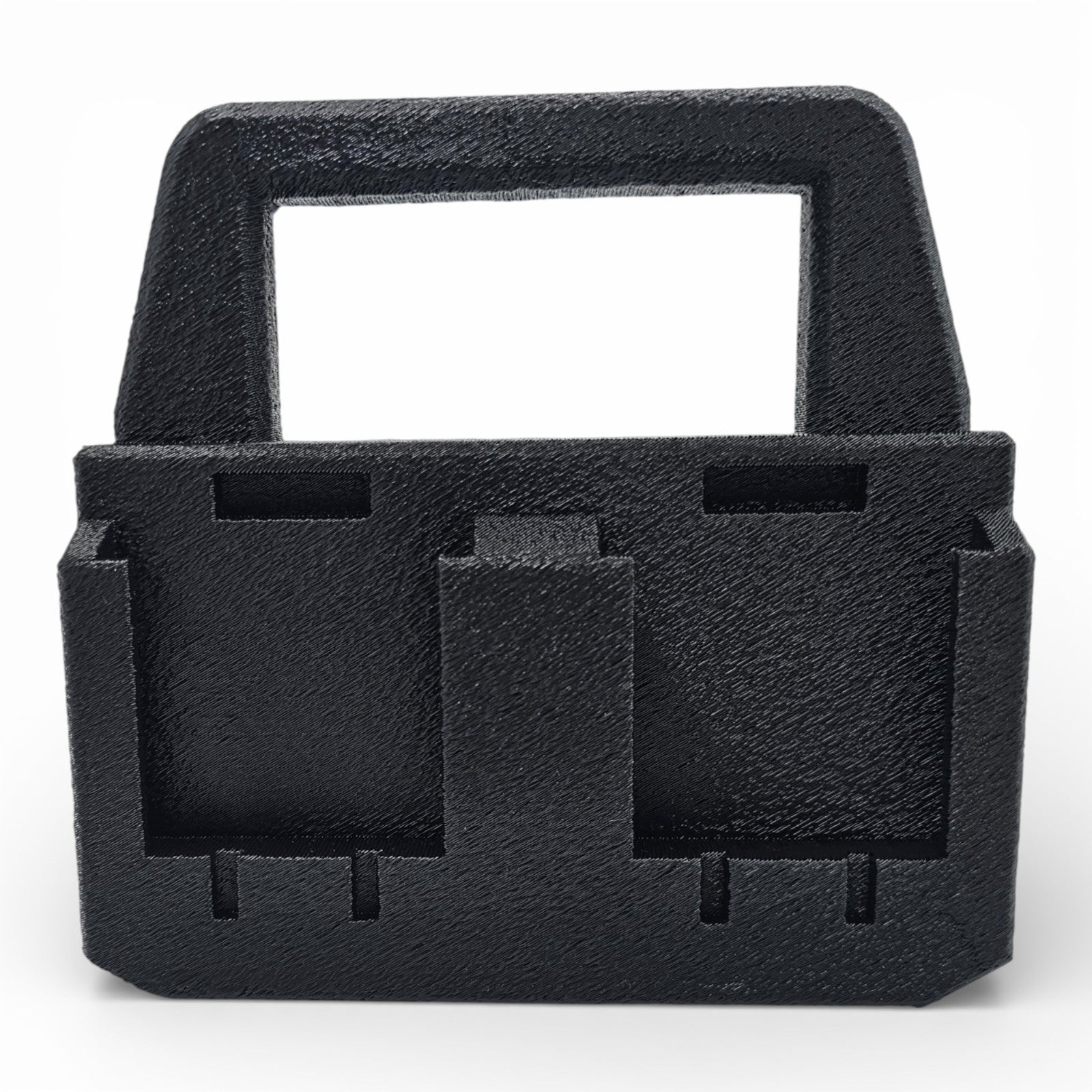 4-Slot Battery Caddy Holder Organizer Compatible with Hyper Tough HT 20V4