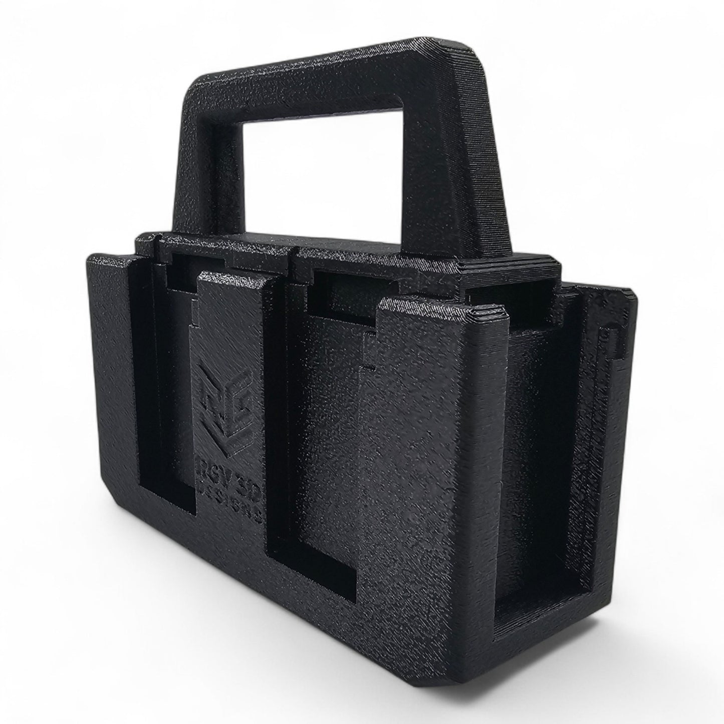 6-Slot Battery Caddy Holder Organizer Compatible with Porter Cable 20V9