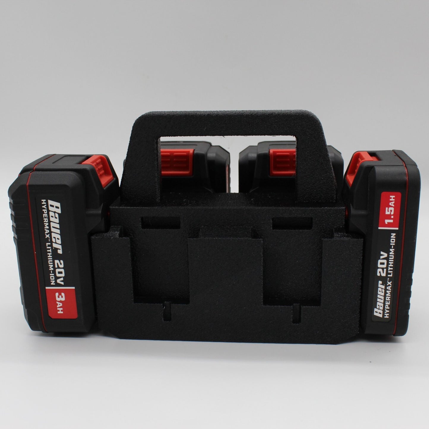Bauer 20V 6 Slot Battery Caddy Carrying Case Battery Holder3