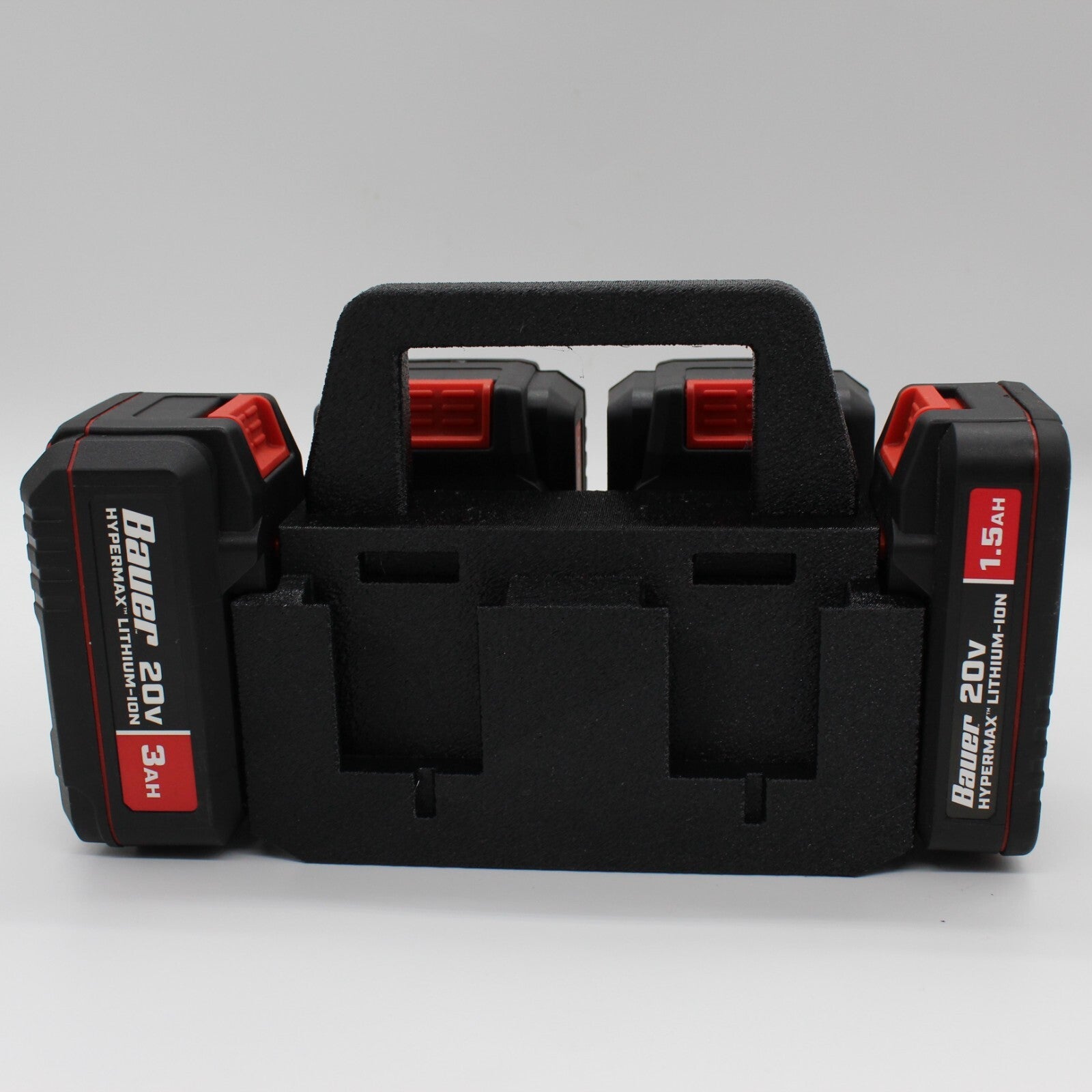 Bauer 20V 6 Slot Battery Caddy Carrying Case Battery Holder3