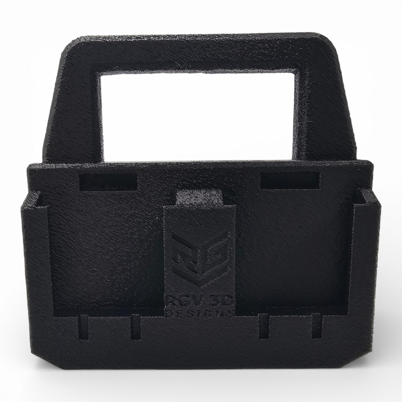 4-Slot Battery Caddy Holder Organizer Compatible with Hyper Tough HT 20V1