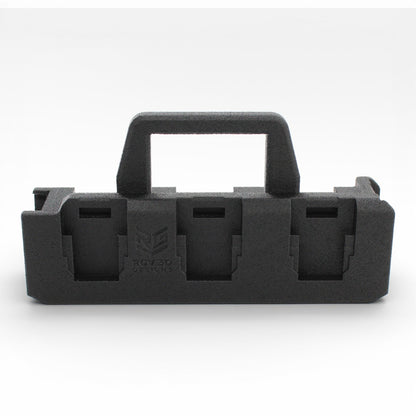 8 Slot Battery Caddy Carrying Holder Compatible w DeWalt 20V 60V & Milwaukee M188