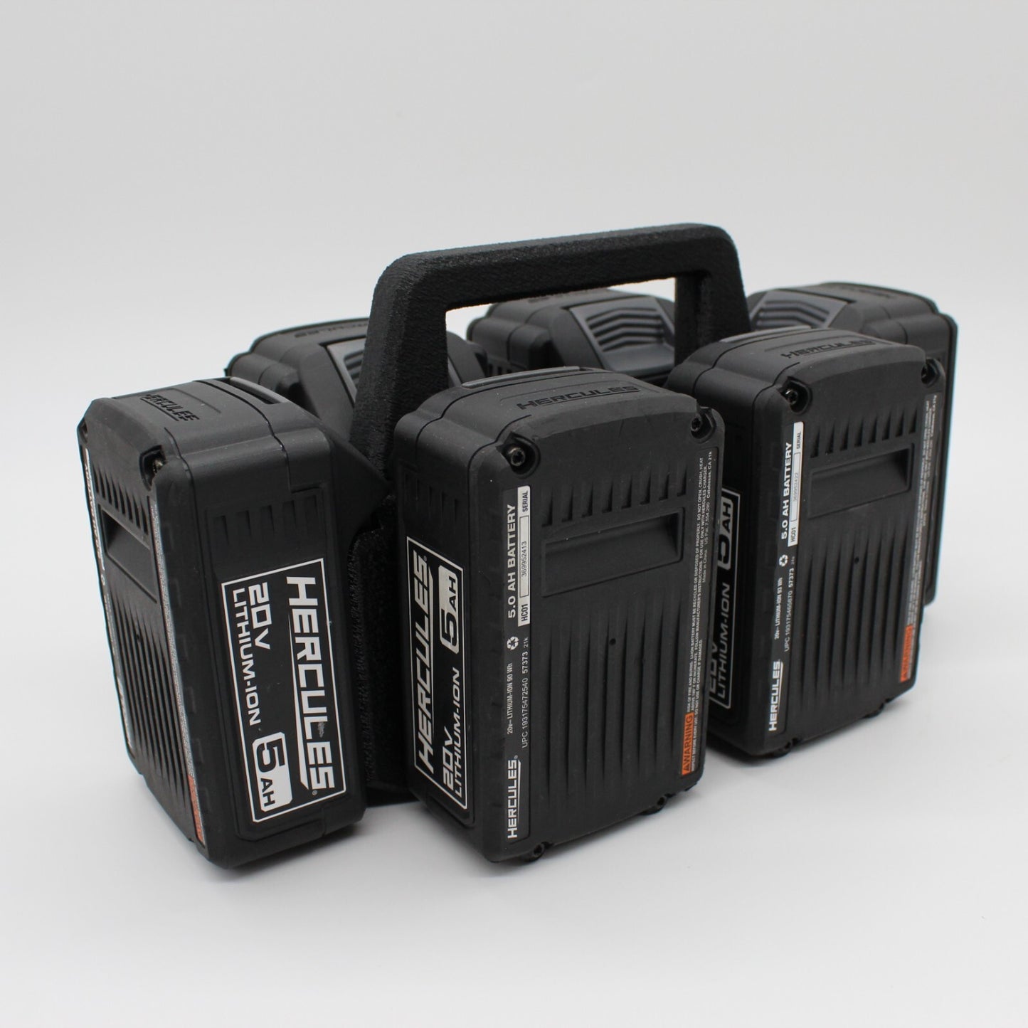 Hercules 20V 6 Slot Battery Caddy Carrying Case Battery Holder2