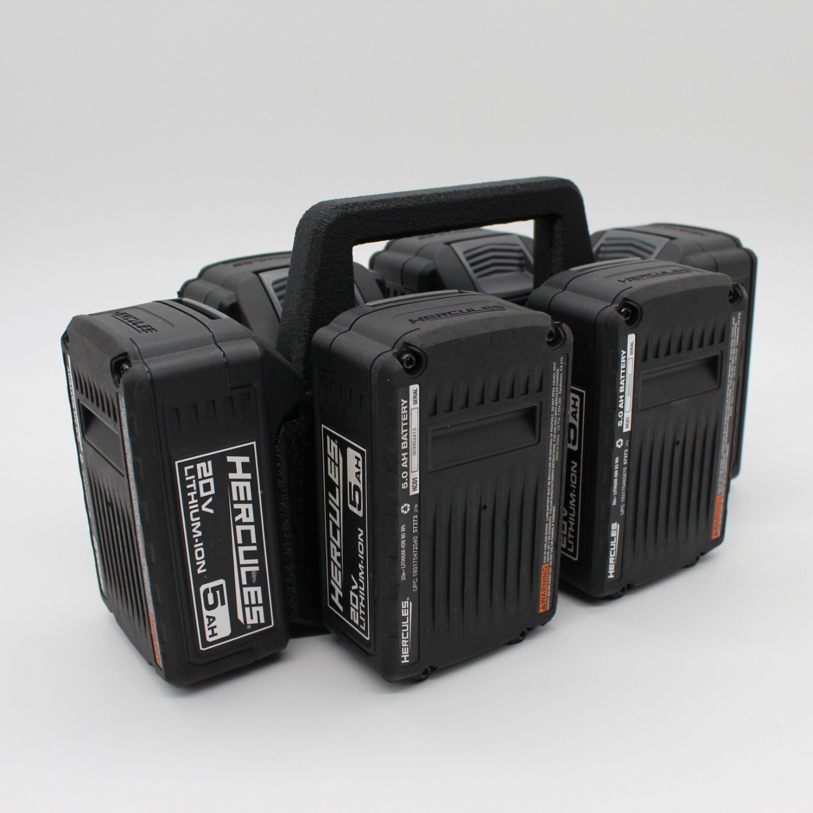 Hercules 20V 6 Slot Battery Caddy Carrying Case Battery Holder2
