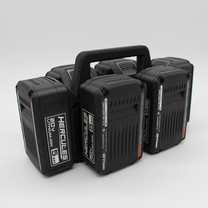 Hercules 20V 6 Slot Battery Caddy Carrying Case Battery Holder2