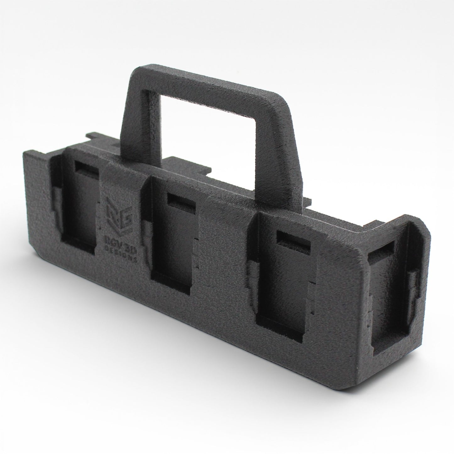 8 Slot Battery Caddy Carrying Holder Compatible w DeWalt 20V 60V & Milwaukee M189