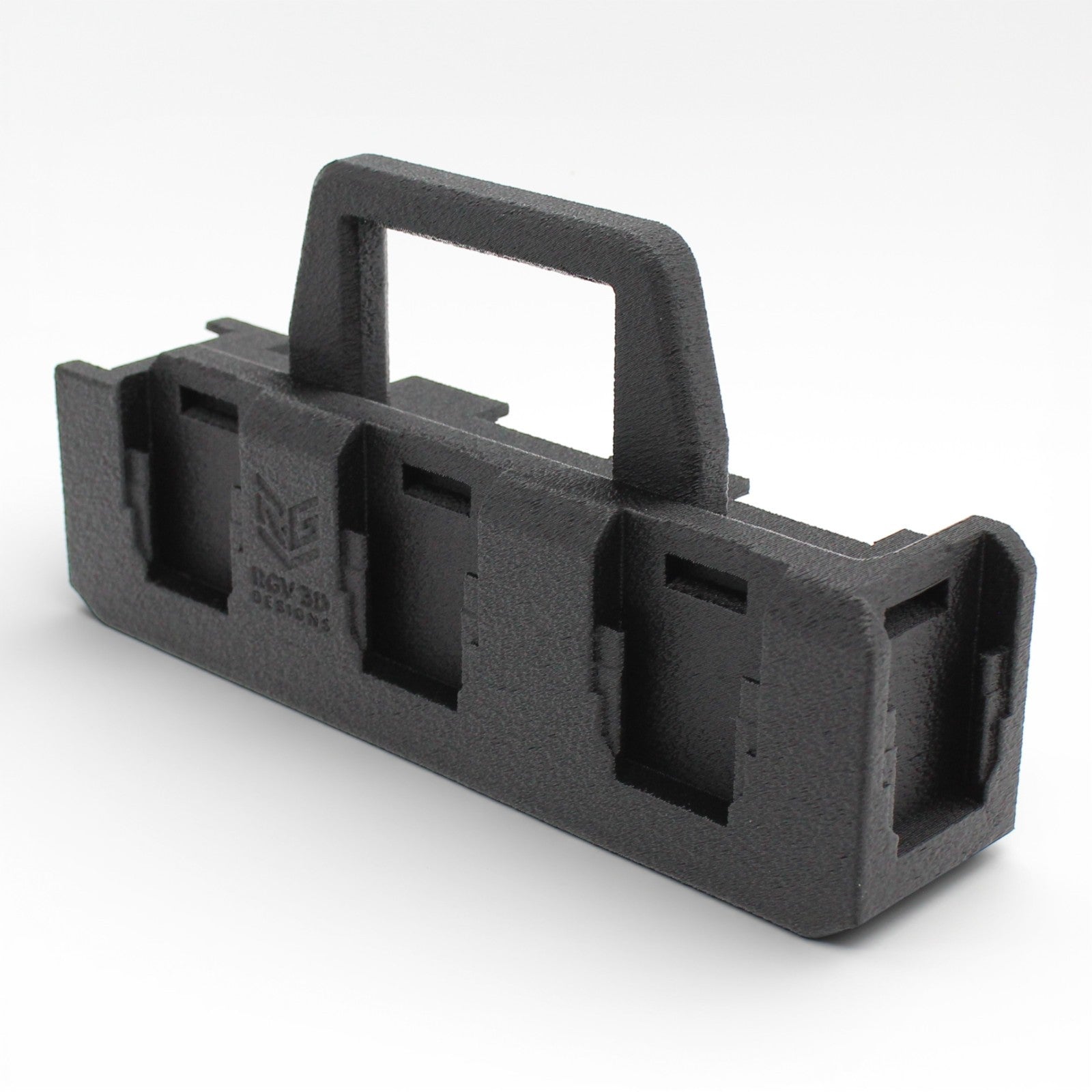 8 Slot Battery Caddy Carrying Holder Compatible w DeWalt 20V 60V & Milwaukee M189