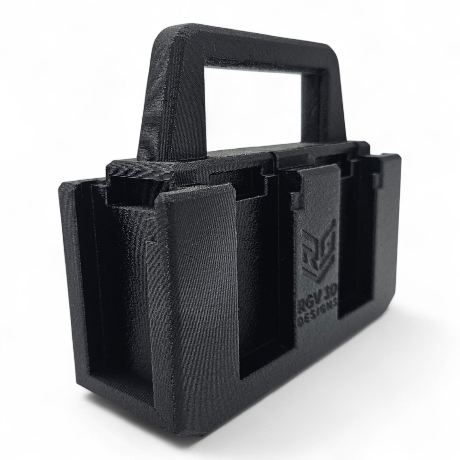 6-Slot Battery Caddy Holder Organizer Compatible with Porter Cable 20V15