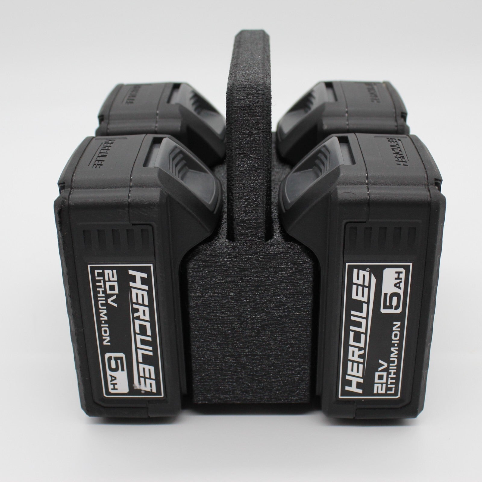 Hercules 20V  4 Slot Battery Caddy Carrying Case Battery Holder1