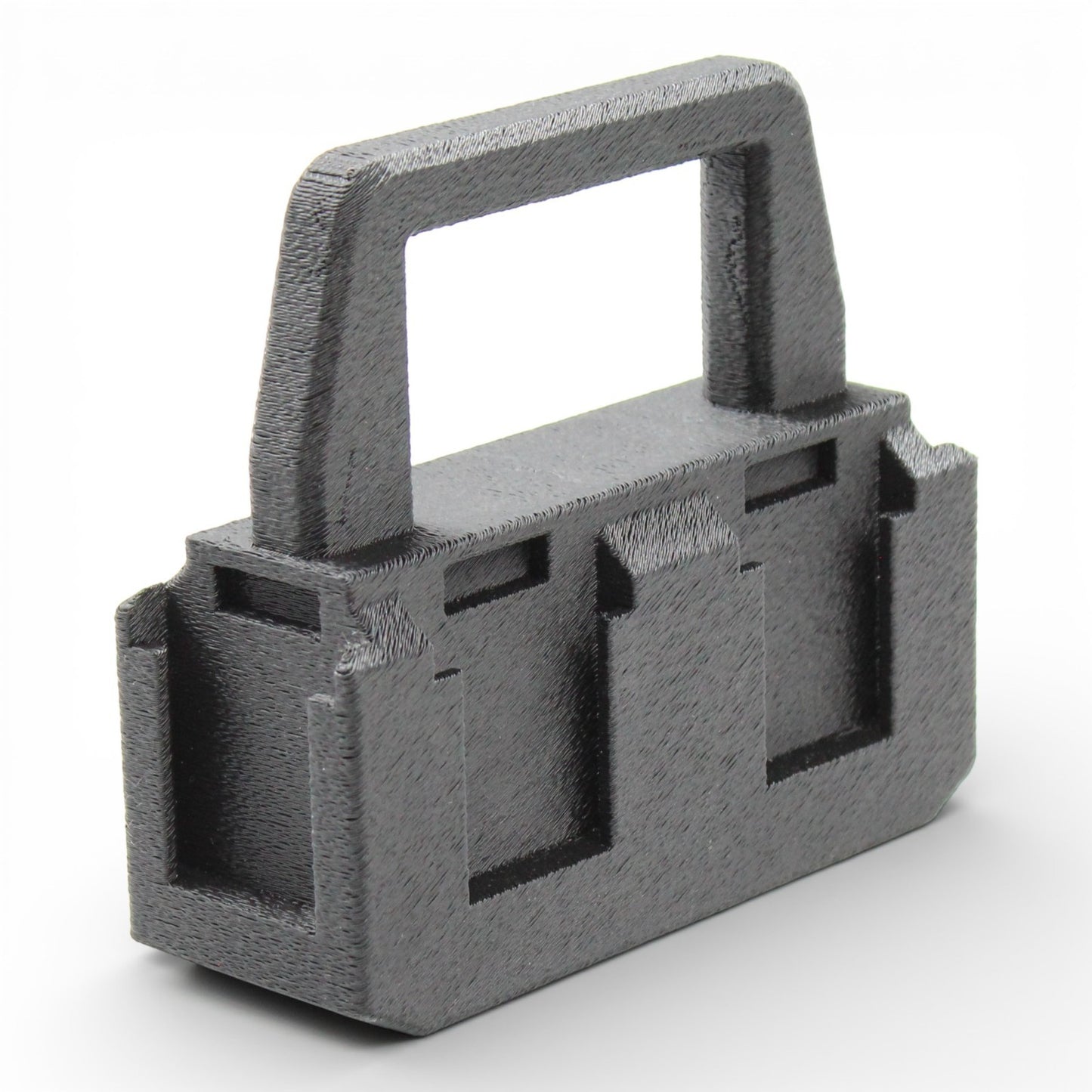 6 Slot Battery Holder Organizer Compatible w/ Mastercraft Batteries Caddy Rack4