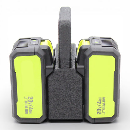 4 Slot Battery Holder Organizer Compatible w/ Mastercraft Batteries Caddy Rack1