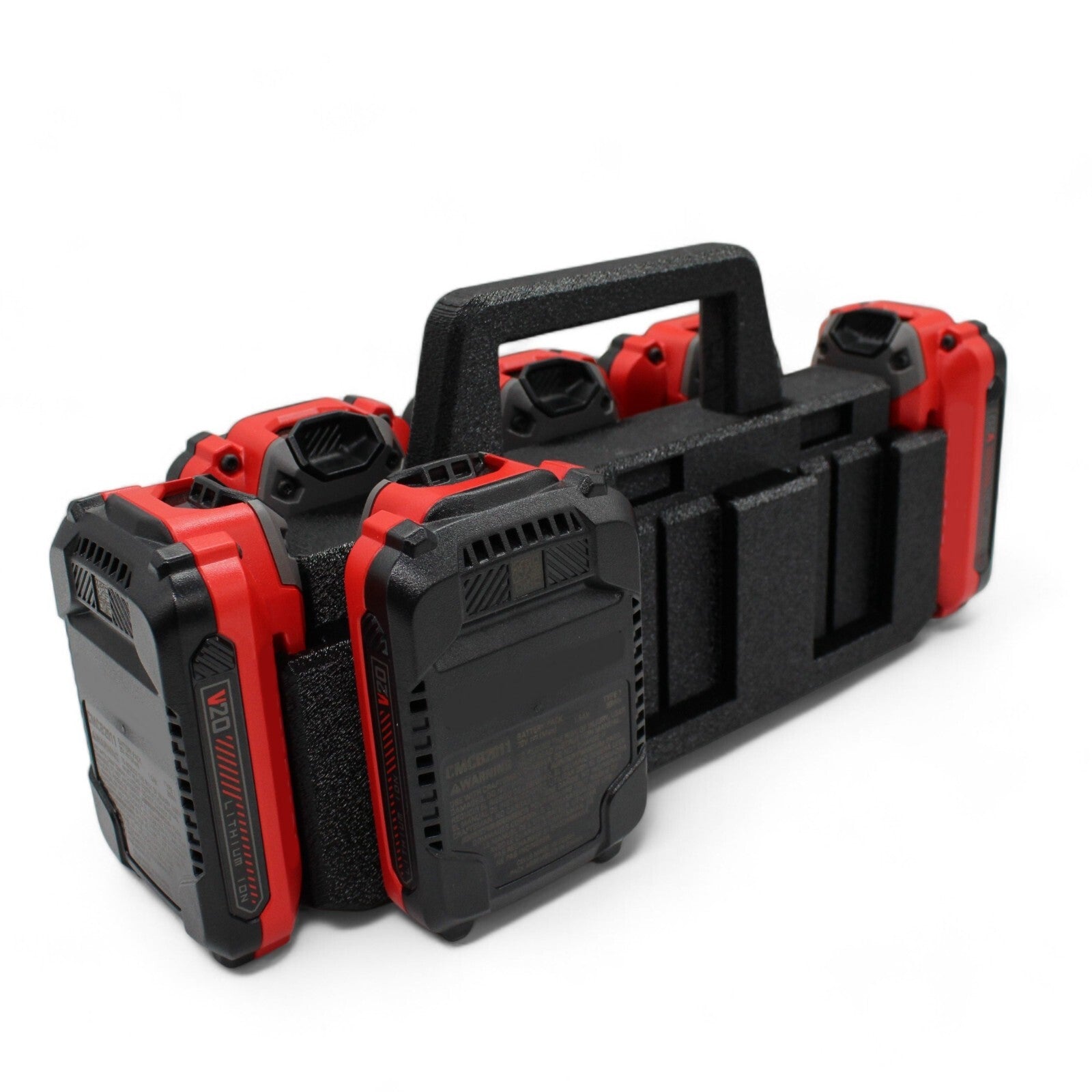 Craftsman 20 volt 8 Slot Battery Caddy Carrying Case Battery Holder3
