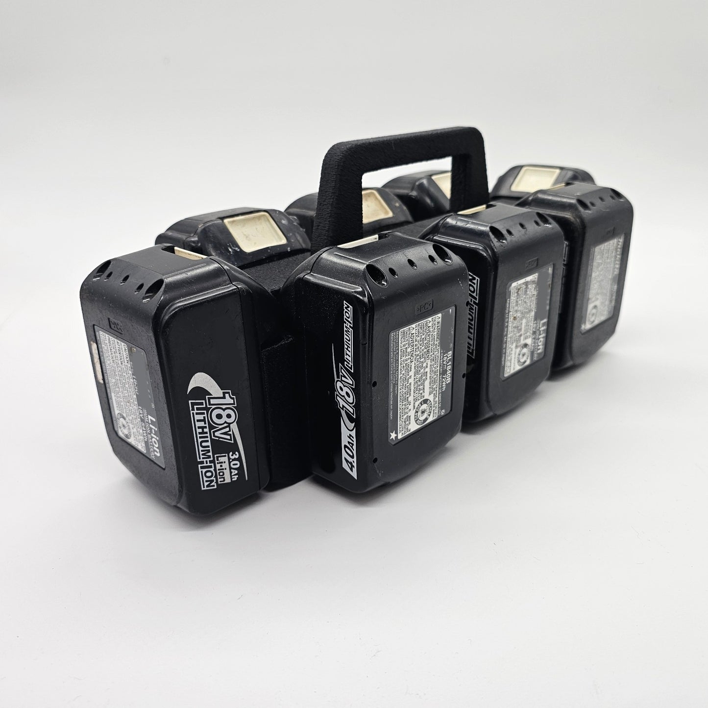 8 Slot Battery Holder Organizer Compatible w/ Makita 18V Batteries4