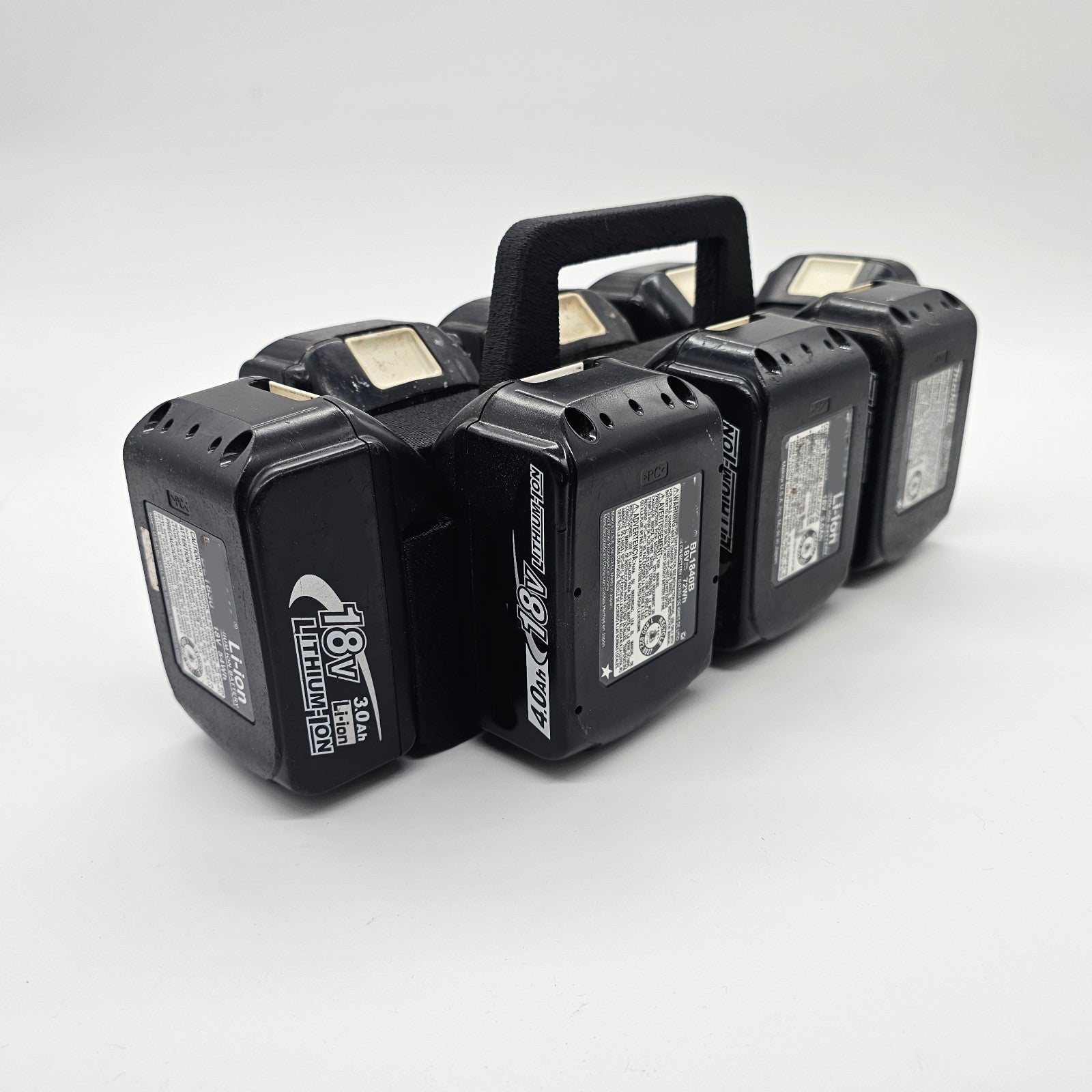 8 Slot Battery Holder Organizer Compatible w/ Makita 18V Batteries4