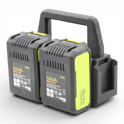 6 Slot Battery Holder Organizer Compatible w/ Mastercraft Batteries Caddy Rack0