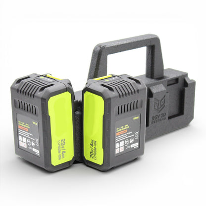 8 Slot Battery Holder Organizer Compatible w/ Mastercraft Batteries Caddy Rack0