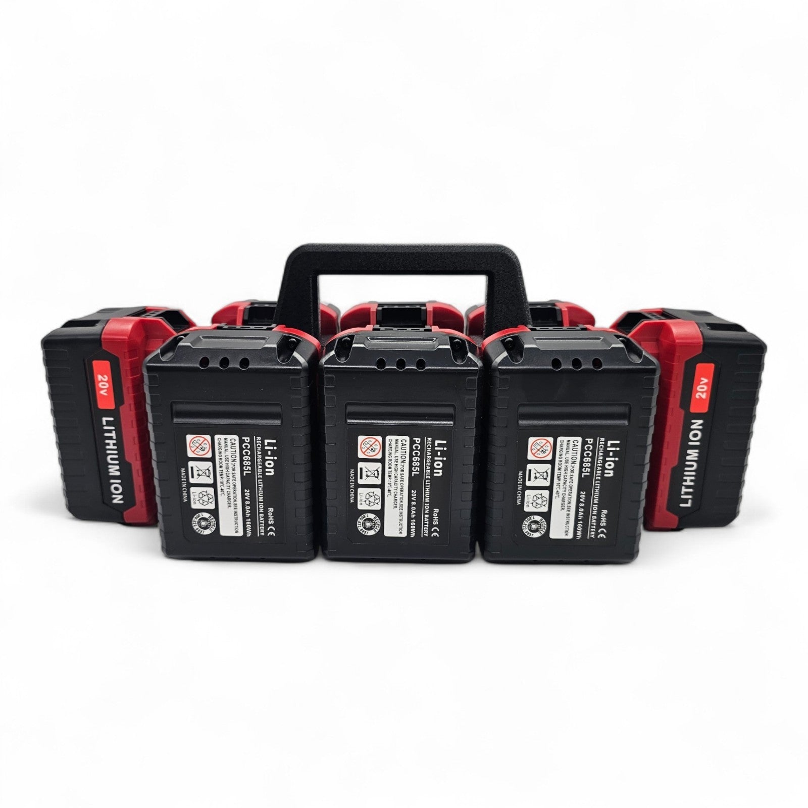 8-Slot Battery Caddy Holder Organizer Compatible with Porter Cable 20V3