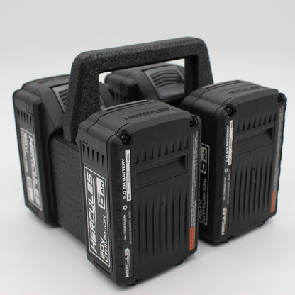 Hercules 20V  4 Slot Battery Caddy Carrying Case Battery Holder6