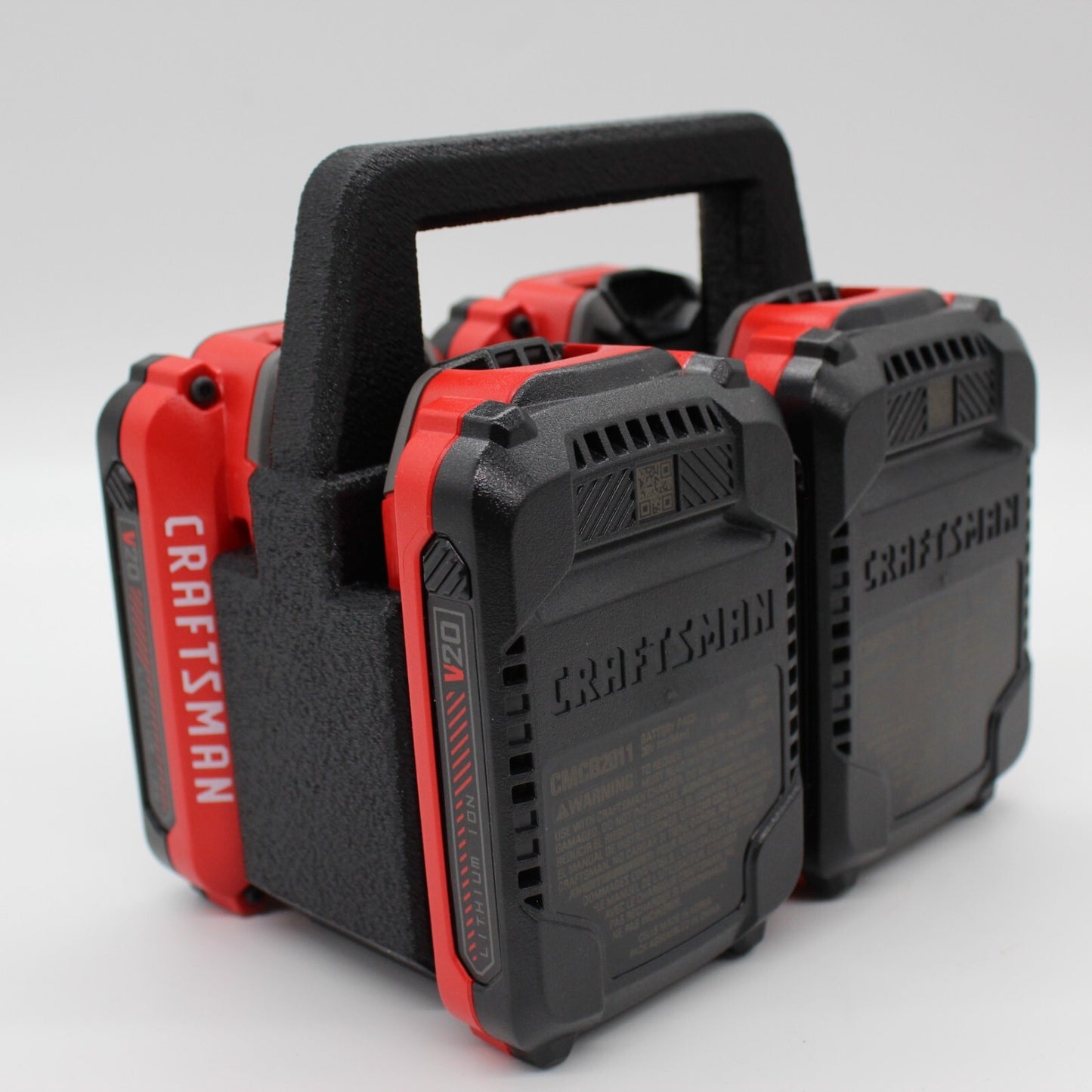 Craftsman 20 volt 4 Slot Battery Caddy Carrying Case Battery Holder2