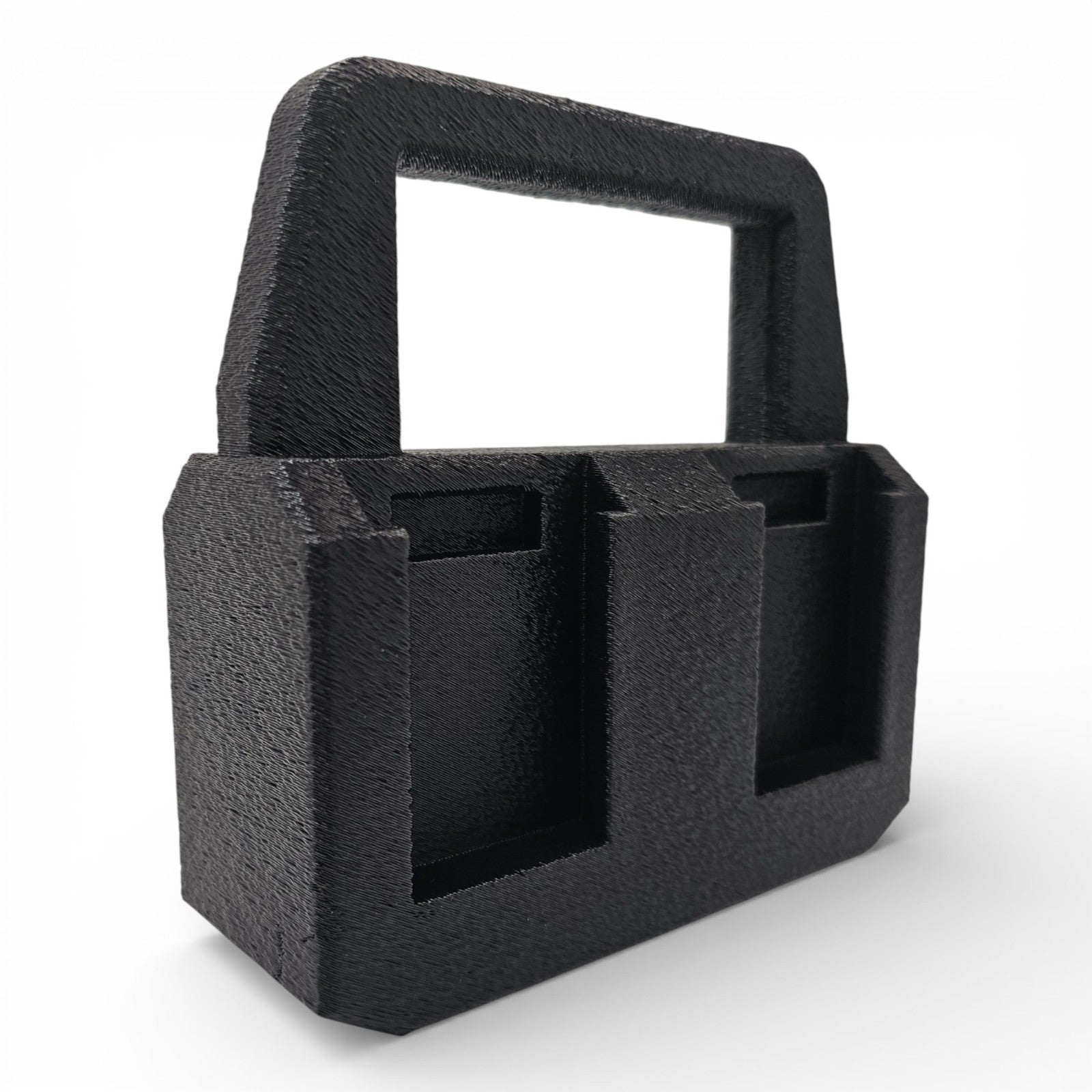 4-Slot Battery Caddy Holder Organizer Compatible with Skil 20V2