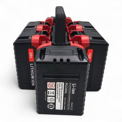 6-Slot Battery Caddy Holder Organizer Compatible with Porter Cable 20V7