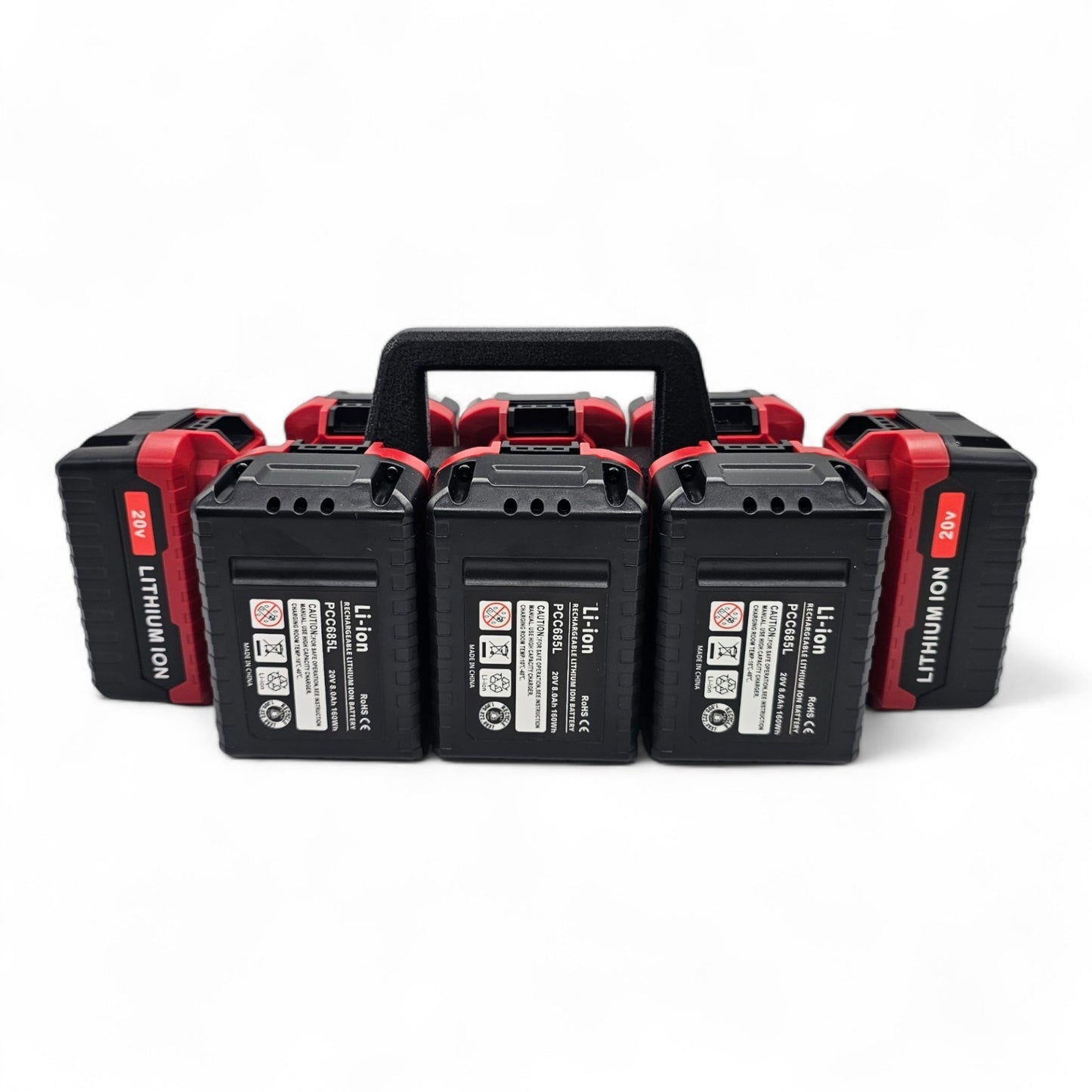 8-Slot Battery Caddy Holder Organizer Compatible with Porter Cable 20V7