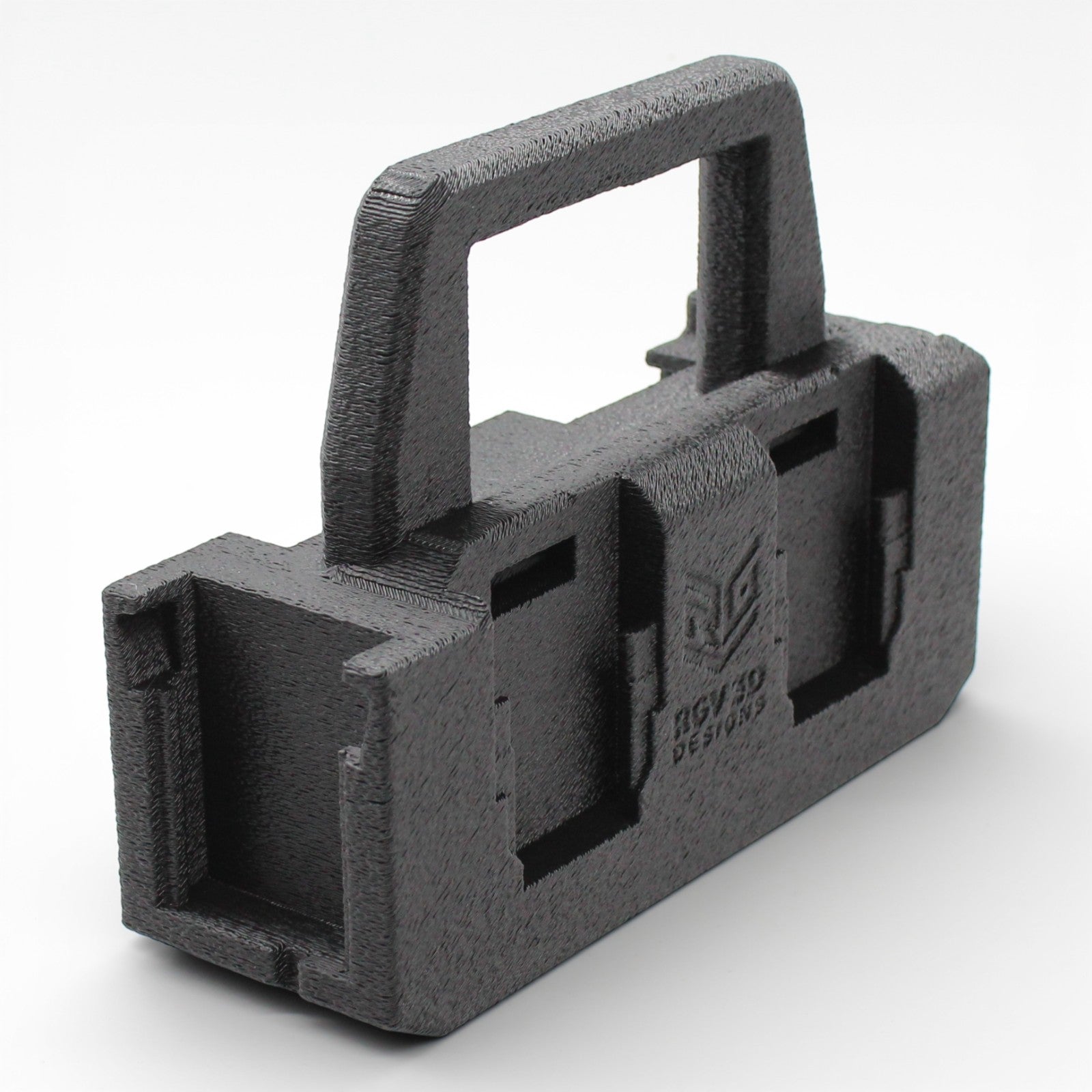 6 Slot Battery Caddy Carrying Holder Compatible w DeWalt 20V 60V & Milwaukee M1815